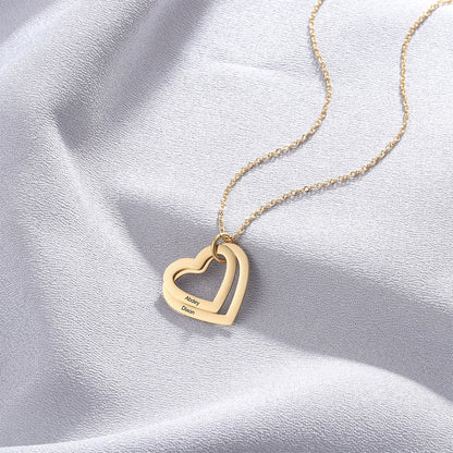 Stacking Heart Charm Necklace