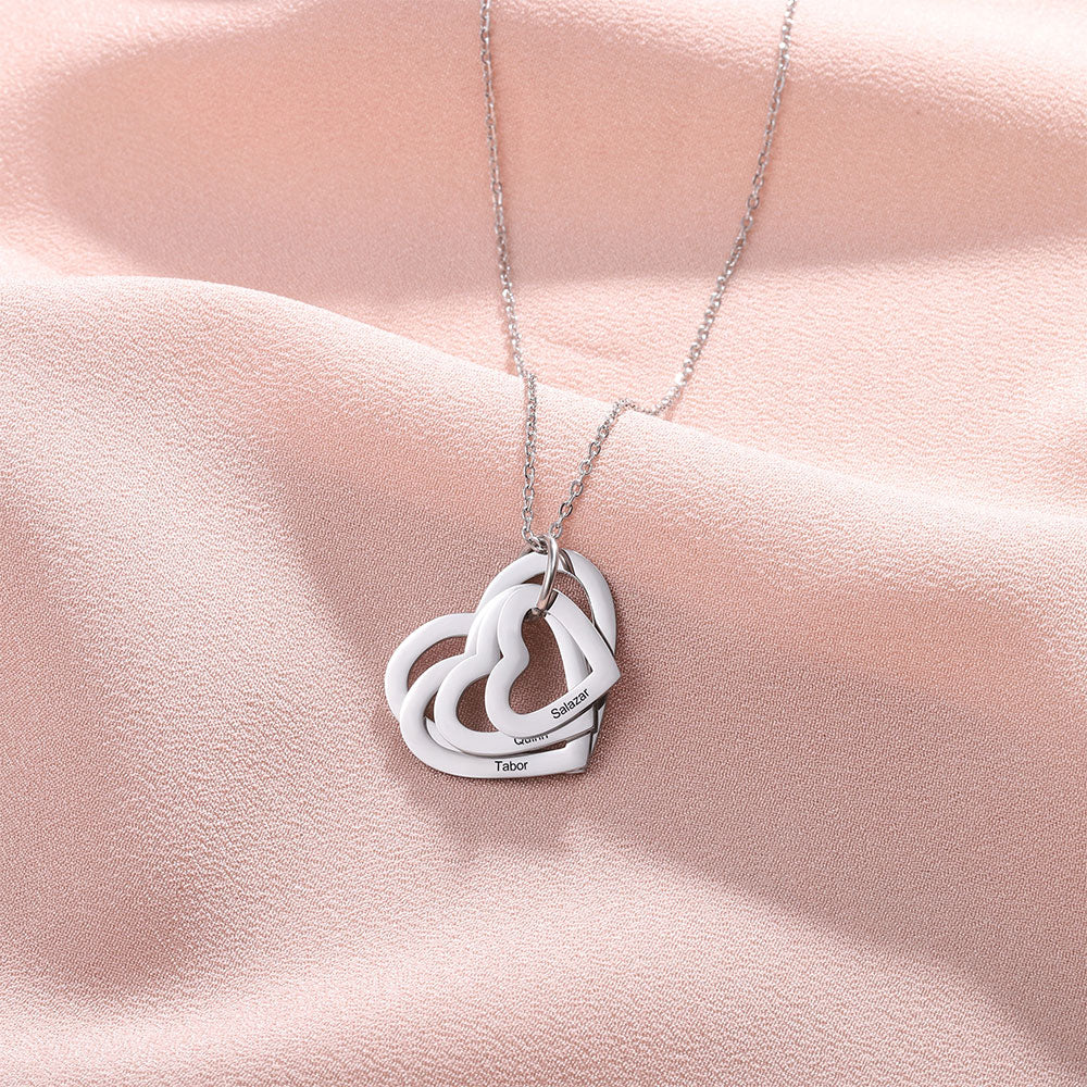 Stacking Heart Charm Necklace