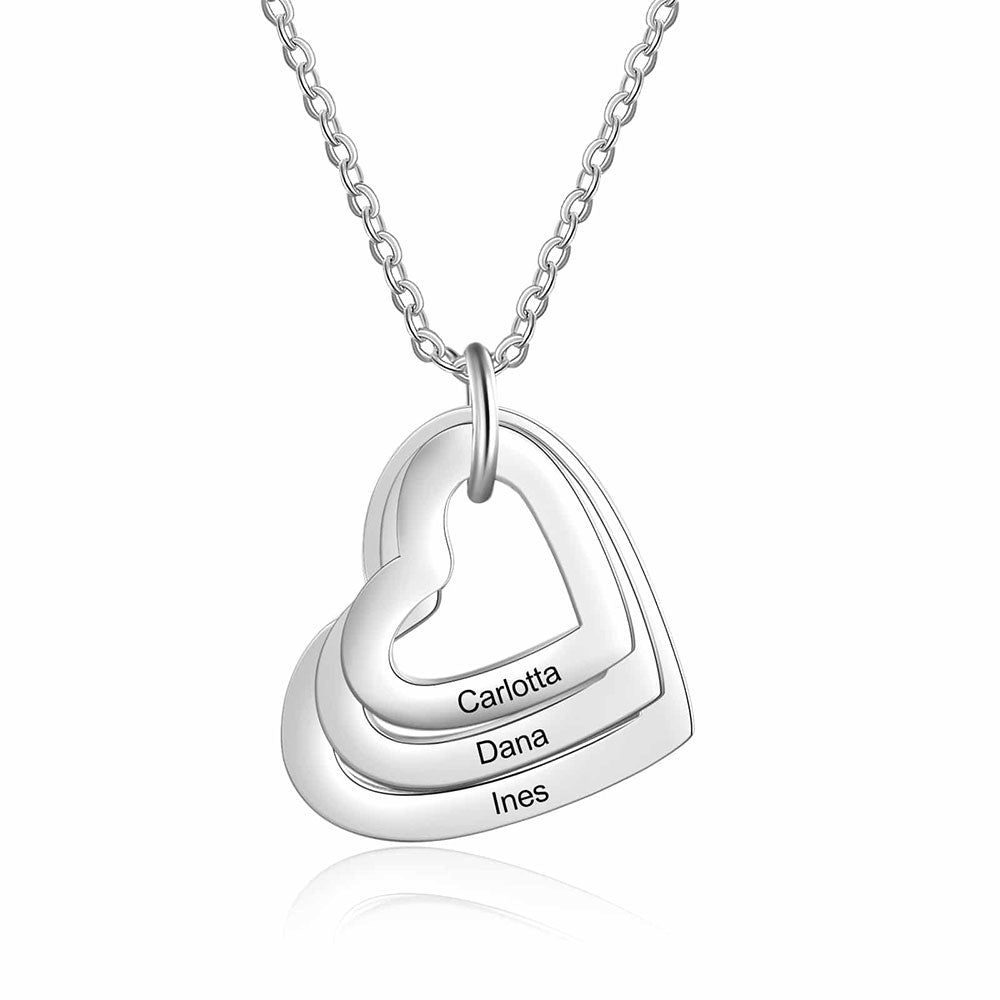 Stacking Heart Charm Necklace