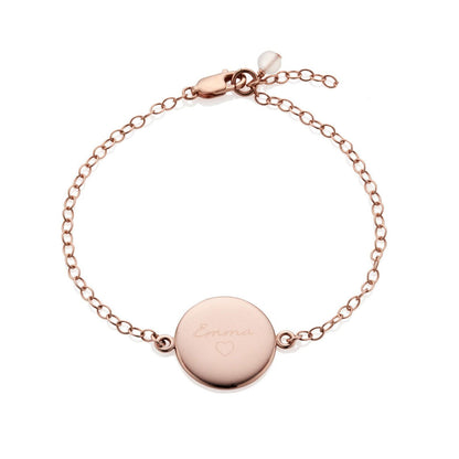 Personalized Coin Disc Bracelet