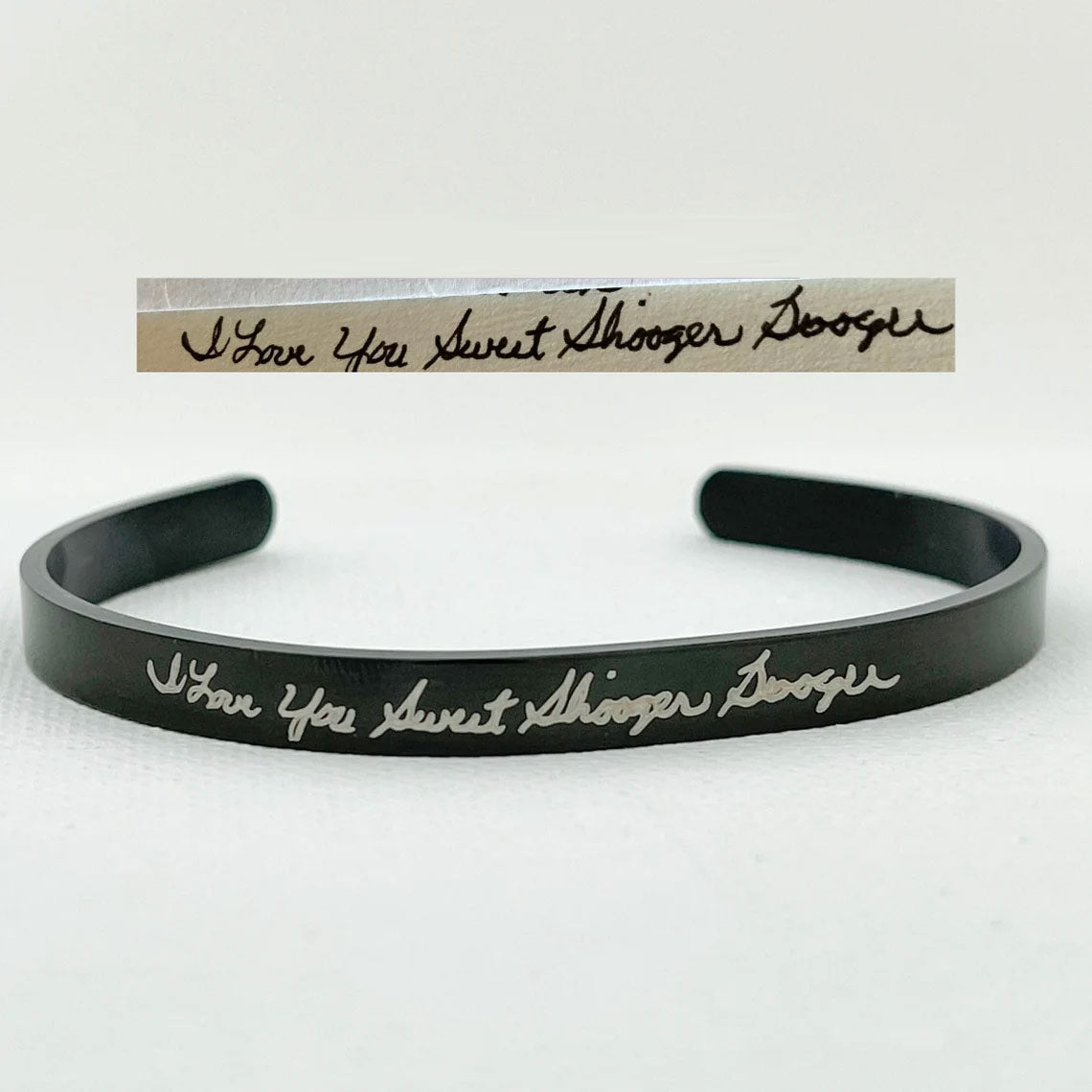 Handwriting Cuff Bracelet