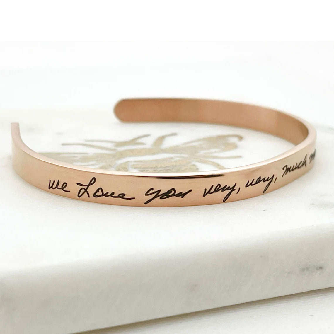 Handwriting Cuff Bracelet